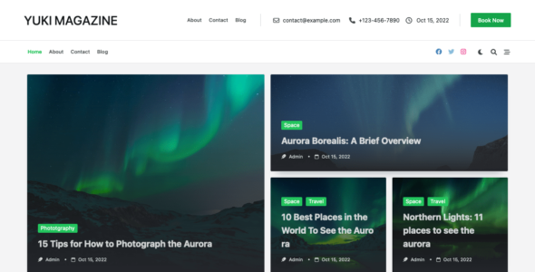 Yuki Magazine (WordPress)