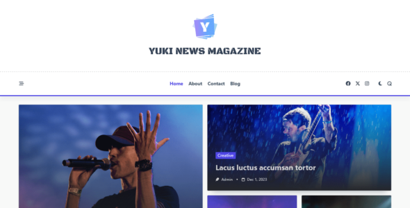 Yuki News Magazine (WordPress)