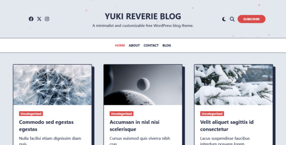 Yuki Reverie Blog (WordPress)