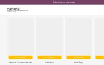 Yumtastic (screenshot desktop)