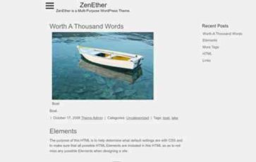 ZenEther (screenshot desktop)