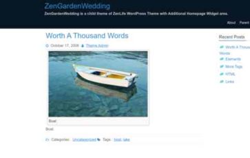 ZenGardenWedding (screenshot desktop)