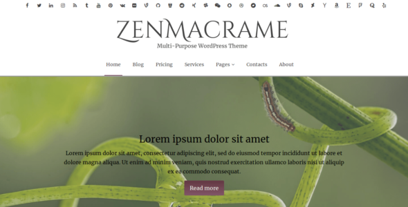 ZenMacrame (WordPress)