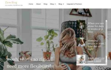 Zion Blog (screenshot desktop)