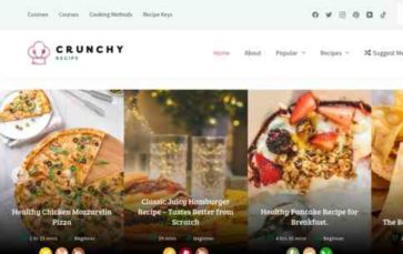 Crunchy Recipe (screenshot desktop)