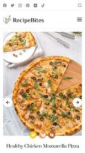Recipe Bites (screenshot mobile)