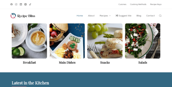 Recipe Bliss (WP Delicious)