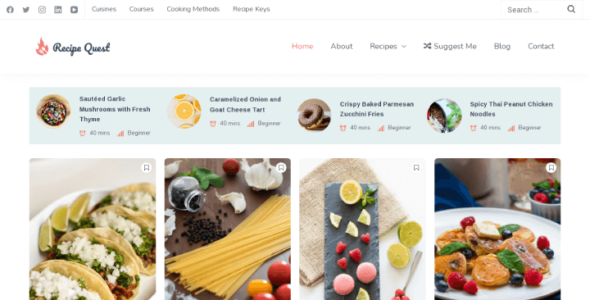 Recipe Quest (WP Delicious)