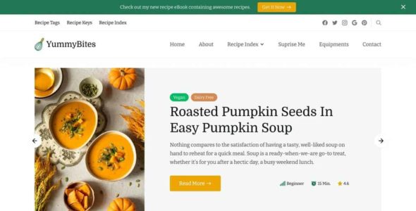 Yummy Bites Pro (WP Delicious)