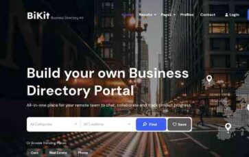 Business Directory Bikit Pro (screenshot desktop)