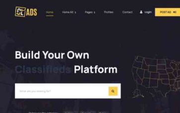 Classified Ads Directory Pro (screenshot desktop)
