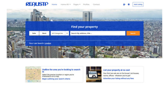 Real Estate Realista Pro (WP Directory Kit)