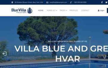 Real Estate Villa Pro (screenshot desktop)