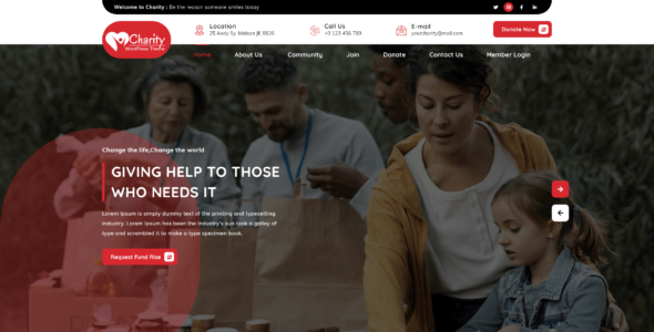 Charitable Non Profit Pro (WP Elemento)