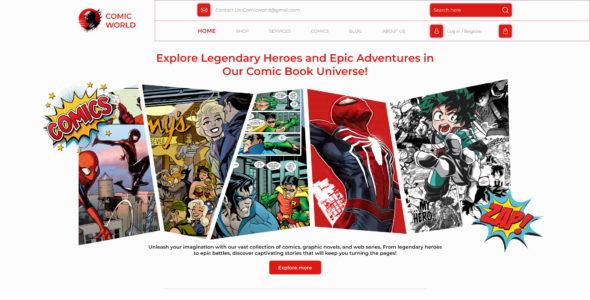 Comic Book Elementor Pro (WP Elemento)