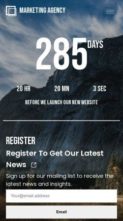 Coming Soon Shortly Pro (screenshot mobile)