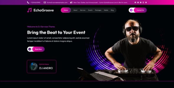 DJ Services Pro (WP Elemento)