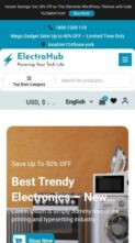 Electronics Store Pro (WP Elemento) - (screenshot mobile)