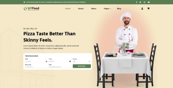 Elementor Restaurant Pro (WP Elemento)