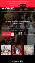 Event Organizer Elemento Pro (screenshot mobile)