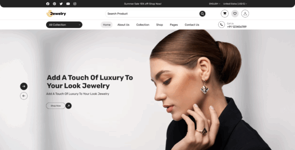 Jewelry Outlet Pro (WP Elemento)