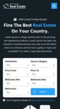 Property Listing Elementor Pro (screenshot mobile)