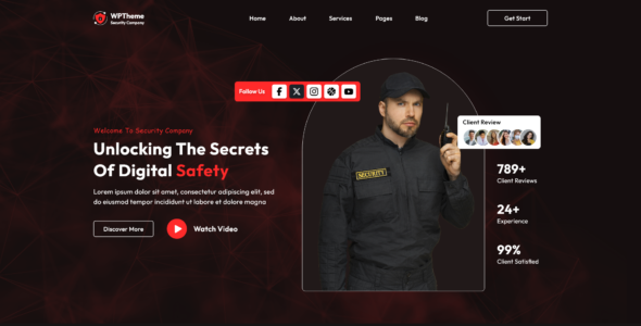 Security Services Elementor Pro (WP Elemento)