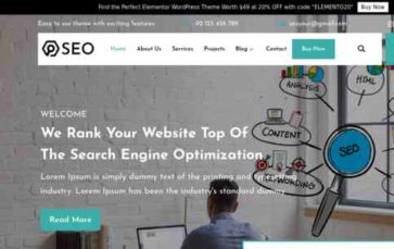 SEO Digital Agency Pro (screenshot desktop)