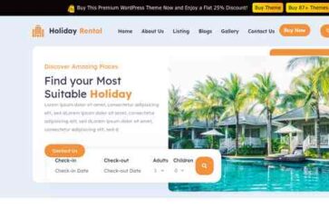 Tour Travel Package Pro (WP Elemento) - (screenshot desktop)