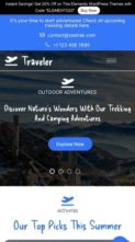 Travel Agency Pro (WP Elemento) - (screenshot mobile)