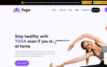 Yoga Kriya Pro (WP Elemento) - (screenshot desktop)