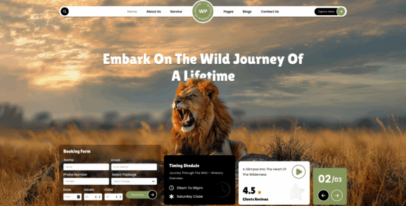 Zoo Safari Pro (WP Elemento)