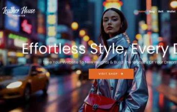 Leather House Premium (screenshot desktop)