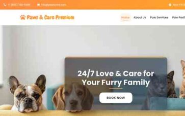 Paws & Care Premium (screenshot desktop)