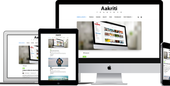 Aakriti Personal Blog Pro (WP Online Support)