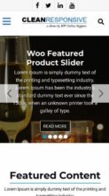 WP iClean Responsive (screenshot mobile)