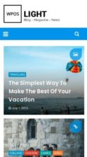 WPOS Blog/News/Magazine-LIGHT (screenshot mobile)