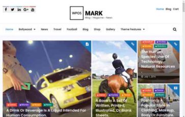 WPOS Blog/News/Magazine-MARK (screenshot desktop)