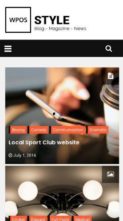WPOS Blog/News/Magazine-STYLE (screenshot mobile)