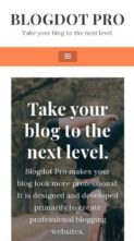 Blogdot Pro (screenshot mobile)