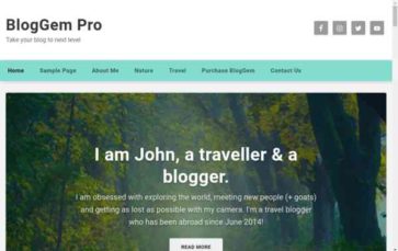 BlogGem Pro (screenshot desktop)