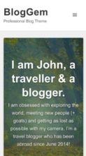 BlogGem (screenshot mobile)