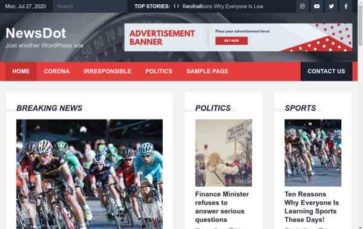 NewsDot (screenshot desktop)