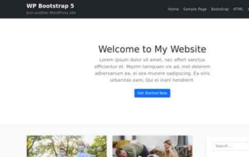 WP Bootstrap 5 (screenshot desktop)