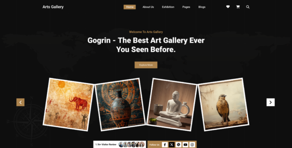 Artist Art Gallery Pro (WP Radiant)
