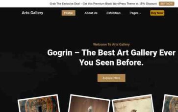 Artist Art Gallery Pro (screenshot desktop)