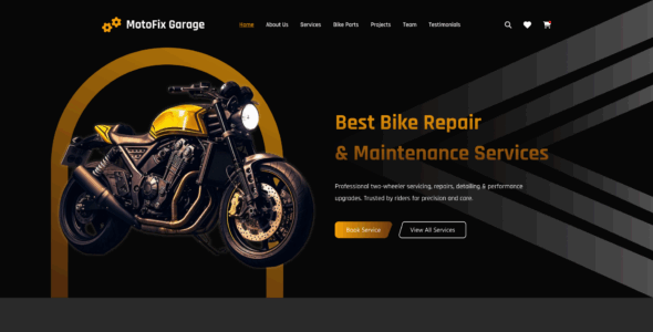 Bike Garage For (WP Radiant)