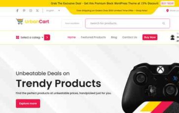 Ecommerce Gadget Store Pro (screenshot desktop)