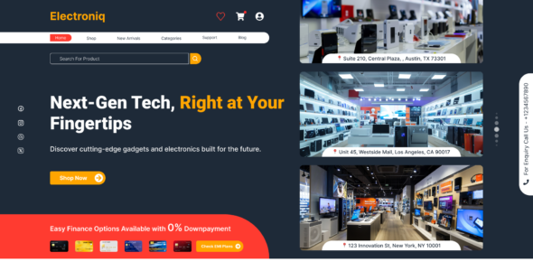 Electronics Retail Shop Pro (WP Radiant)