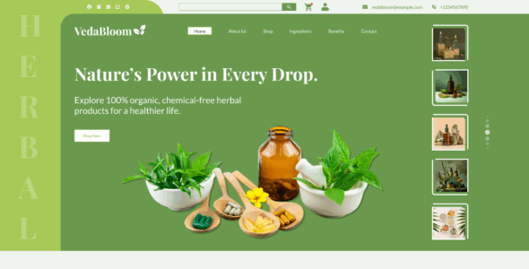 Herbal Products Shop Pro (WP Radiant)